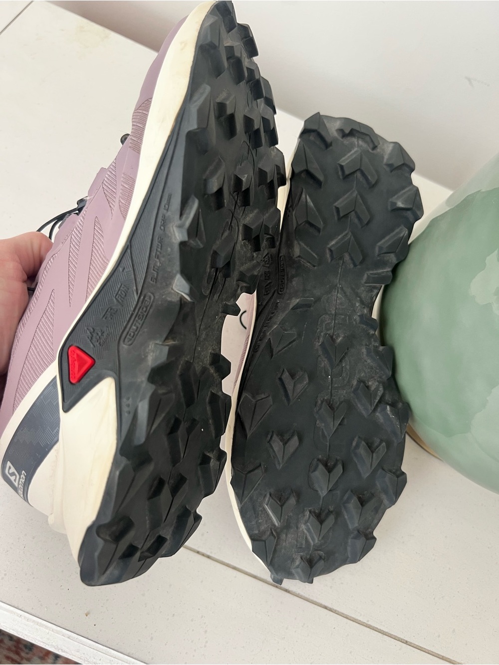 Salomon Women's Supercross Trail Running Shoe - Dusty Lilac - Picture 6 of 6